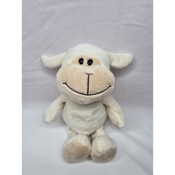 Ferrero Other - Ferrero Kinder Cream Tan Baby Lamb Plush  Beige Ivory Sheep Stuffed Animal  10"